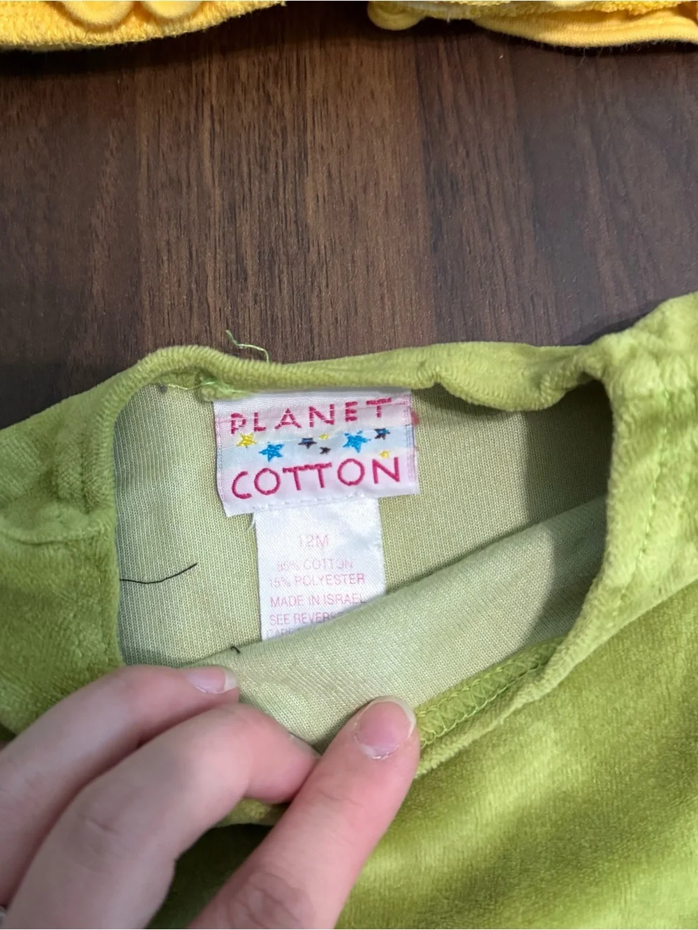 Baby girl vintage Gymboree rainbow tag 1998 and planet cotton shirt set